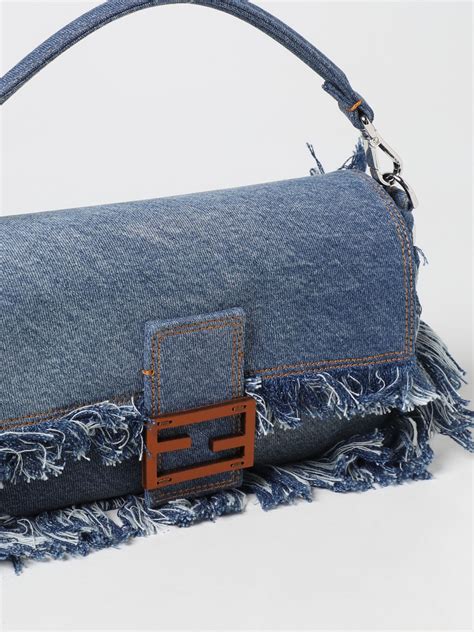 black fendi baguette bag|fendi baguette denim.